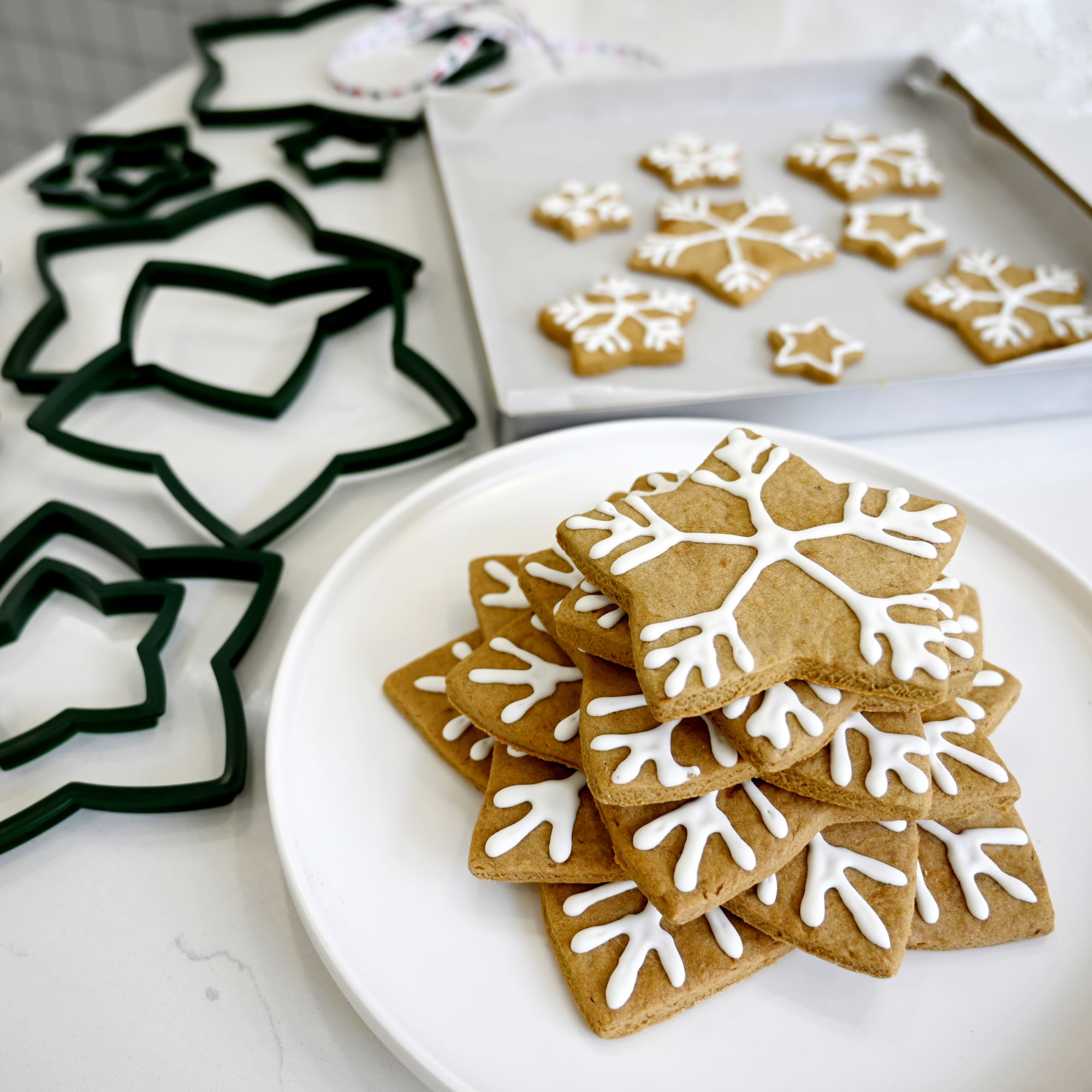 Holiday Time Stacked Tree Cookie Cutter Set, 10 Pieces