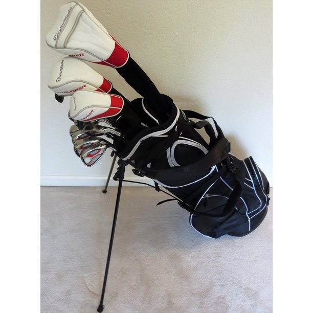 Mens Taylor Made Complete Golf Set Driver, Fairway Wood, Hybrid, Irons