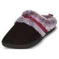 thumbnail image 3 of Floopi House Slippers for Women Fur Lined Clog w/ Aztec Trim Bedroom Slip Ons, 3 of 8