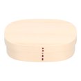 thumbnail image 4 of Boîte à Bento, Boîte de Rangement de Nourriture en Bois de Récipient de 1200ml Boîte à Lunch de Bento Design Exquis, 4 of 12