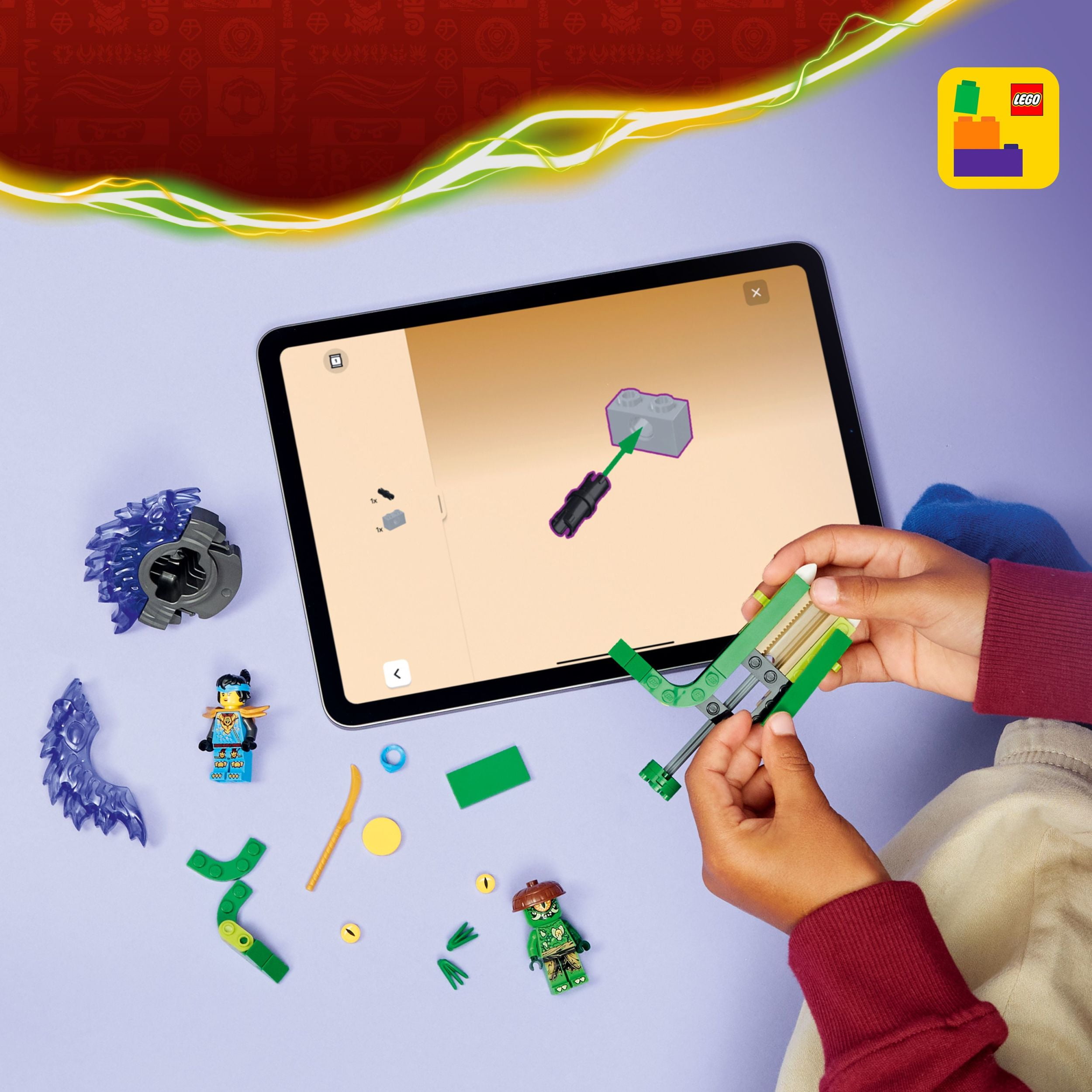 LEGO NINJAGO Nya vs. Mutation Monster Spinner Building Toy for Boys & Girls - Ninja Toy Figures & Playset for Kids, Ages 6+ - Includes 2 Minifigures for Pretend Play - Gift Idea for Birthdays - 71849