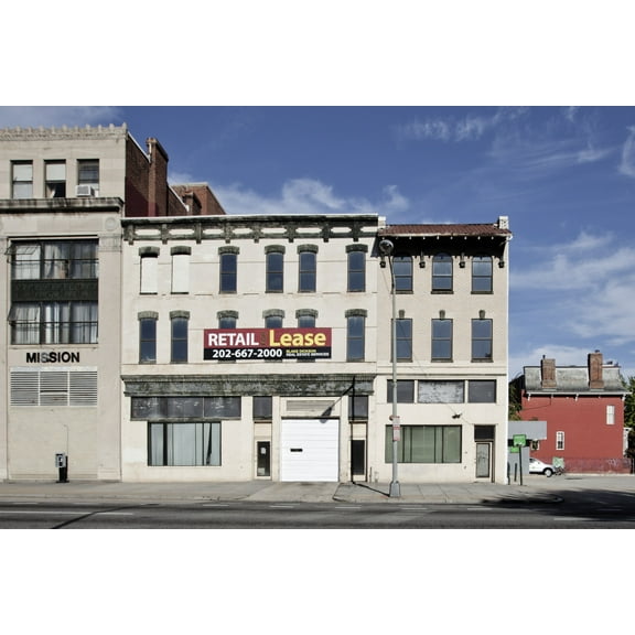 Print: Buildings, Corcoran St. Near 14th St., NW, Washington, D.C., 2010