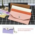 thumbnail image 2 of Jumpingount Cartera de cuero para mujer, llaves para tarjetas de crédito, llavero portátil para la escuela, monedero, bolsa organizadora de monedas a la Carteras Violeta Jumpingount AP012544-06, 2 of 6