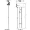 thumbnail image 4 of Mailbox To Go Galvanized Steel Mailbox and Post Kit, Black, Medium Capacity, 4 of 5