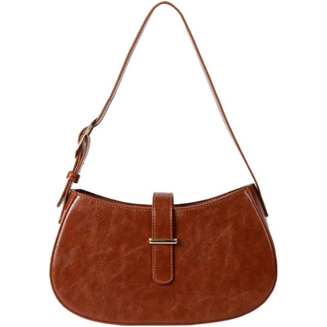 LinYooLi Sac à Bandoulière Femme en Cuir Végan Sac à Main Élégant