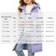 thumbnail image 3 of hotojiny Kids Long Puffer Vest Girls Boys Quilted Hooded Sleeveless Coat Thicken Button down Zip up Padded Outerwear Vests(Purple,10-11 Years), 3 of 9