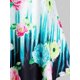 thumbnail image 4 of Tallas de flores de talla grande Tún sin mangas de correa cruzada cruzada Rosegal Camisetas sin mangas de talla grande, 4 of 5