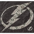 thumbnail image 2 of Men's Tampa Bay Lightning Black Rink Warrior Tri-Blend T-Shirt, 2 of 2