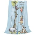 thumbnail image 2 of Bear Winnie Pooh Soft Lightweight Bed Blankets Plush Fuzzy Cozy Blanket Microfiber Throw Blanket For Couch, 2 of 9