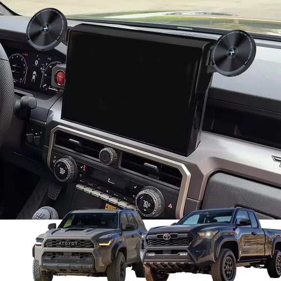Designed for MagSafe Mount 14-inch Toyota 4Runner Phone Holder 2025 Toyota Tacoma Phone Holder,Get Two Holders for Driver and Passenger! 15W Fast Wireless Charging Tacoma/4Runner Phone Mount