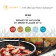 thumbnail image 6 of Outset Chef's Outdoor Grill Basket and Skillet with Lid, 11.75" Diameter, 6 of 7
