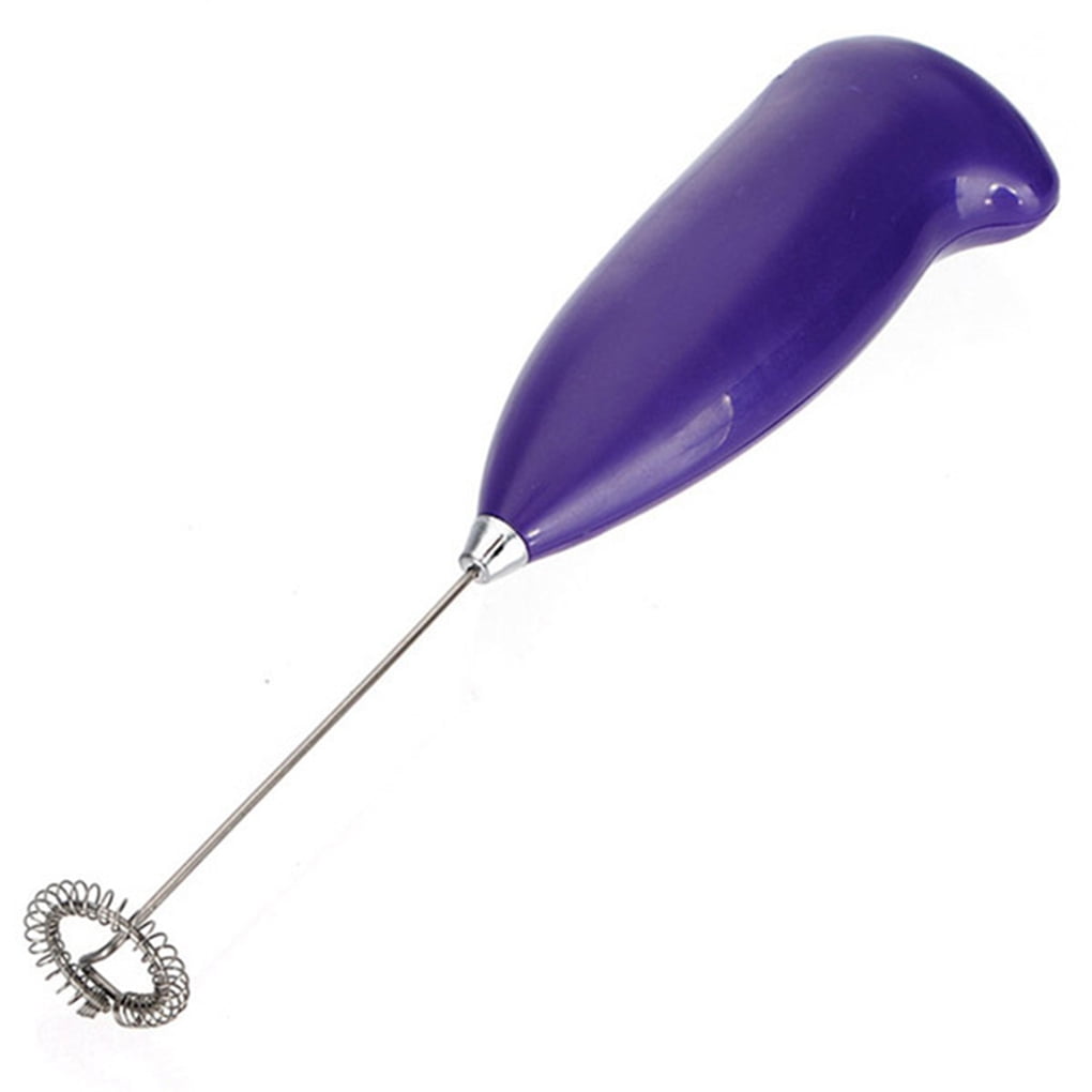 Hutzler Quick Whip Plastic Purple Milk Frother 3685VT - The Home Depot