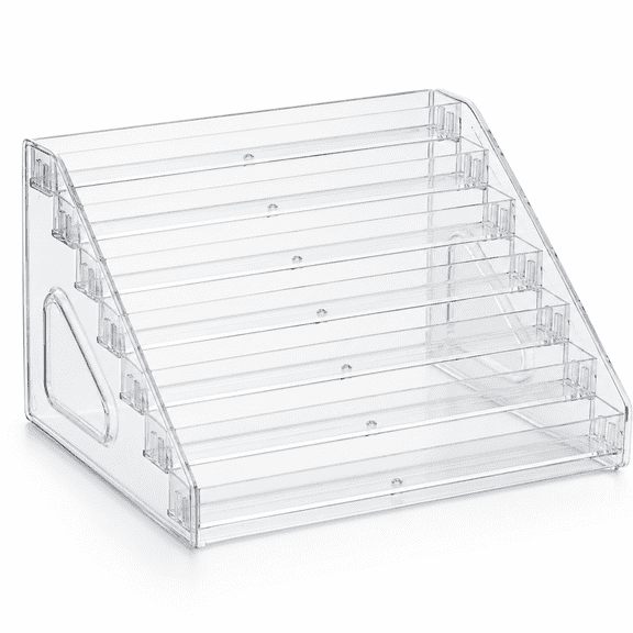 Clear Paint Organizer Acrylic Paint Storage Organizer Miniature Paint Holder Nail Polish Holder Craft Holder Rack for Paint 7-Tier