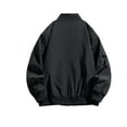thumbnail image 4 of Yiliang Mens Tactical Jacket Aviator Bomber Jacket Casual Fall and Winter Water Resistant Outwear Coat,Black,2XL, 4 of 6