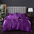 Ice Silk Bed FourPiece Set Summer Light Luxury Wind Bedding Dormitory