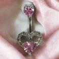 thumbnail image 2 of Dsseng 20G Belly Button Ring Candy Navel Rings Surgical Steel Piercing Jewelry, 2 of 7