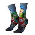 thumbnail image 2 of Lsque inside out 2 Printed Men's Crew Socks, Soft Durable Breathable Moisture-Wicking with Odor Control Cotton socks, 2 of 7