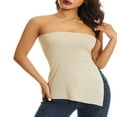 thumbnail image 4 of Été Off-Shoulder Bandeau Tube Tops Casual Femmes Sans Manches Dos Bustier Tops Rue Parti Club, 4 of 6