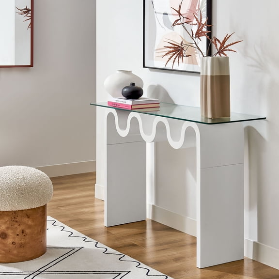 Ondine 50" Console Table in White
