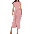 thumbnail image 1 of Vestido ajustado ZESICA 2025 para mujer, cuello alto, rosa, 1 of 7