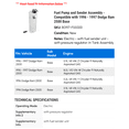 thumbnail image 2 of Fuel Pump and Sender Assembly - Compatible with 1996 - 1997 Dodge Ram 2500 Base, 2 of 2