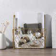 thumbnail image 2 of Milisten Wall Magazine Rack Wire Newspaper Rack Magazine Display Holder Metal Book Holder Wall Mounted Brochure Storage Rack File Holder, 2 of 6
