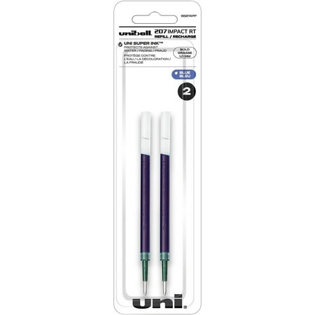 uniball™, UBC65874PP, 207 Impact RT Gel Pen Refill, 2 / Pack