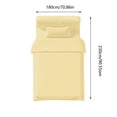 thumbnail image 3 of Tdxkok Thickened Disposable Bed Sheet for Hotel Travel Hypoallergenic Non-Woven Portable Double Bedding Cover Clean Sanitary Sheet for Sensitive Skin Bare Sleep, 3 of 7