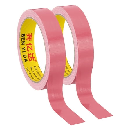 0.8"x0.01" Bookbinding Tape, 2 Roll 11 Yard Cloth Bookbinding Repair Tape Book Binding Tape Self Adhesive for Repairing Old Books, Pink