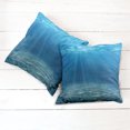 thumbnail image 2 of Ambesonne Ocean Throw Pillow Cover 2 Pack, Underwater Wilderness, 24", Blue Turquoise, 2 of 6