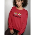 thumbnail image 2 of Summer Love Daisies Sweatshirt Women -Image by Shutterstock, Female 5X-Large, 2 of 4