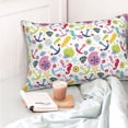 thumbnail image 4 of Sikiie Undersea Seahorse Pillow Covers, Throw Pillow Case Cushion Covers,Cushion for Bedroom,Couch,Home-16"x24", 4 of 6