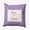 Orchid, variant on 16" x 16" Simply Daisy Halloween Trick or Treat Checks Polyester Indoor/Outdoor Pillow, Orchid Qty 1
