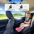 thumbnail image 2 of Auto-Oscillating Clip-On Fan For Bed, 6000mAh Rechargeable Battery Fans For Cooling And Sleep, 3 Speeds, Timer, Portable Fan W/LED Night Light, Stand/Clip/Hang Beach Tent Cooling Fan, 2 of 13