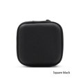 thumbnail image 2 of Bolsa de almacenamiento de auriculares inalámbricos Estuche de transporte portátil Auriculares compatibles con Bluetooth Organizador de cables Almacenamiento y organización del hogar Cuadrado Negro Yuarrent HA067636-03, 2 of 6