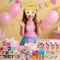 thumbnail image 6 of Princess Party Supplies, Princess Birthday Party Supplies Set Includes 12 Slap Bracelets, 12 Straws, 12 Bags, 12 Masks, 12 Seals, 50 Stickers for Princess Party Decoration, 6 of 6