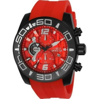 Invicta 43983 Men's Pro Diver Red, Black Bezel Left Handed Watch