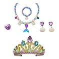 thumbnail image 3 of Kit de accesorios para disfraces de cosplay para niñas, juego de simulación, recuerdos de fiesta de princesas Dorado, 3 of 9