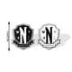 thumbnail image 2 of CAcrylic Fun- Creative Earrings Wednesday Earrings Women's Holiday Gift, 2 of 3