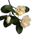thumbnail image 2 of Thsue Artificial Fake Flowers Leaf Magnolia Floral Wedding Bouquet Party Home Decor, 2 of 3