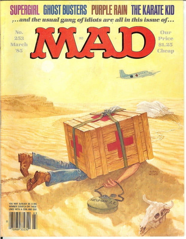 MAD Magazine Vintage Collectible #253 MARCH 1985