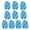 Blue 10 pcs, variant on Ruanlalo 5/10/15Pcs Disposable Beard Hair Net Full Face Bouffant Hood Cap Unisex Universal Food Service Cooking Non-Woven Head Cover Hairnet