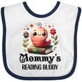 thumbnail image 3 of Inktastic Bookworm Mommys Reading Buddy Girls Baby Bib, 3 of 4