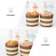 thumbnail image 3 of EeaseMX 24 adornos para tartas con forma de bailarina, palillos de papel para cupcakes, decoración para fiestas (al azar), 3 of 8