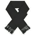 thumbnail image 3 of Glory Max Women's Soft Silky Pashmina Shawl Wrap Scarf, Black, 3 of 5