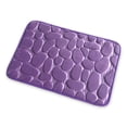 thumbnail image 1 of Color Sólido Matera de baño Puerta absorbente antideslizante Adorno grande Decoración de la alfombra Niño Sala de estar Almohadillas suaves Accesorios Púrpura, 50x80cm seitruly HA009646-11, 1 of 6