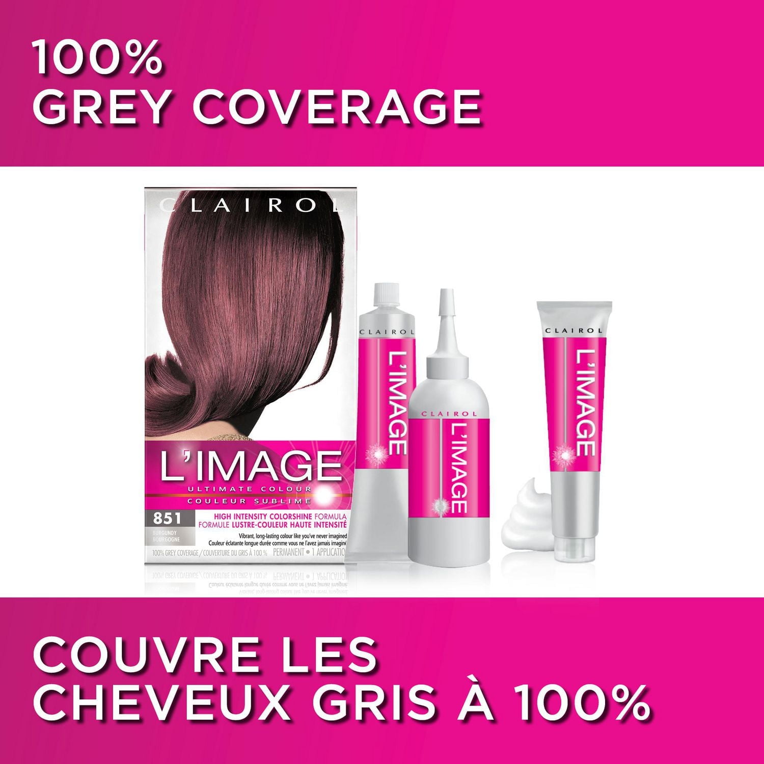 Clairol L'Image Permanent Hair Dye, Vibrant colour