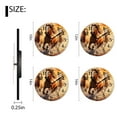 thumbnail image 2 of Modern Wall Clock Battery Operated Analog Clock with Quality Quartz Non-Ticking,Decorative for Kitchen-Galloping Horse Landscape Elegant(14inch), 2 of 4