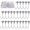 1g-50pcs, variant on Crappie Jig Heads for Fishing, Round Ball Head Jig Fishing Hooks Unpainted Jig Heads for Bass Crappie Walleye Fishing Jigs Saltwater Freshwater