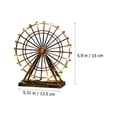 thumbnail image 2 of OULII Lot de 1 Décoration de Roue de Ciel Décoration de Pièce en Fer Style Rétro Salon, 2 of 7